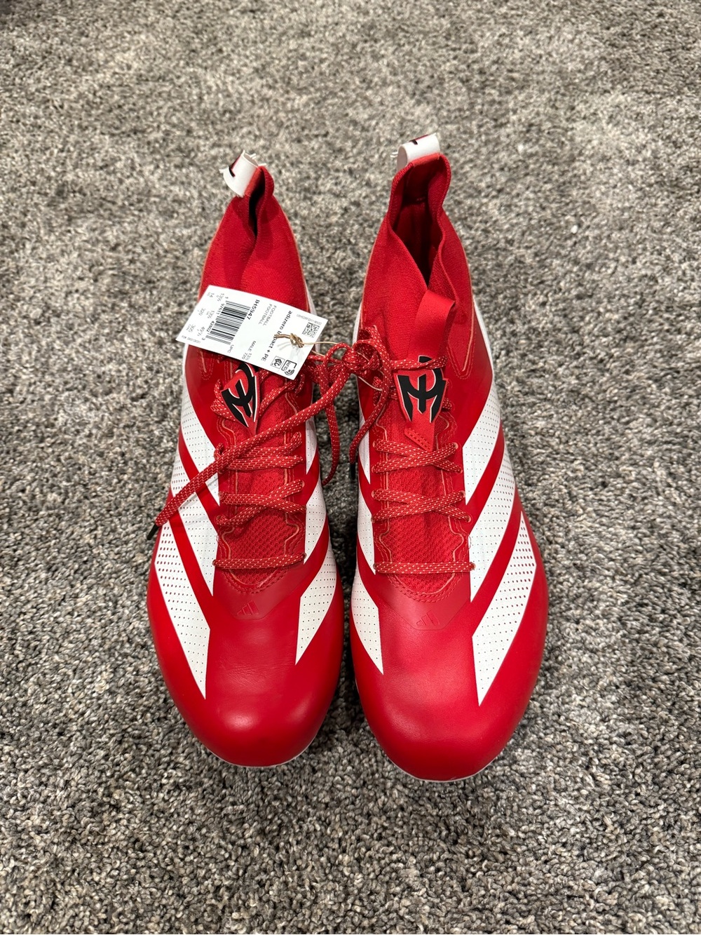 Adidas Adizero Impact+ PE Men's Red Football Cleats Mahomes Edition